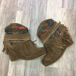 Naughty Monkey ankle boots sz 8